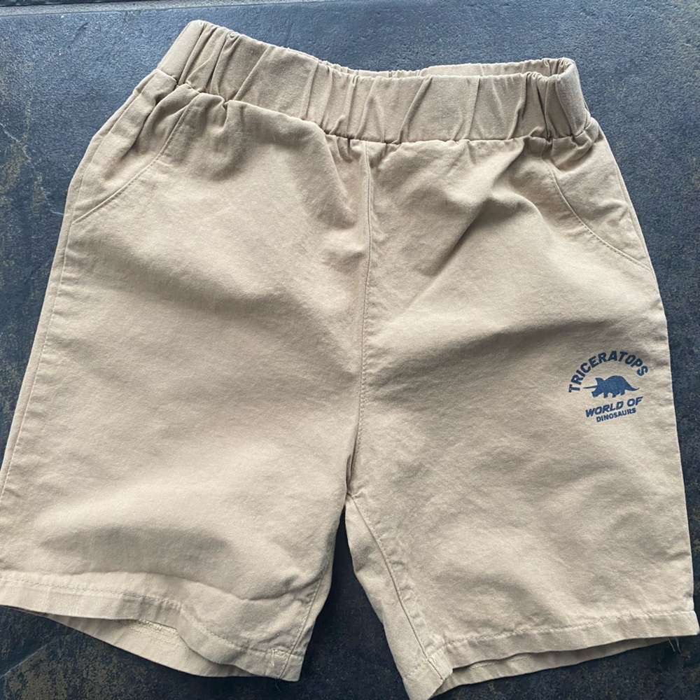 Dinosaur Print Kids Polo Shirt and shorts coord set 6Y - Picture 6 of 9